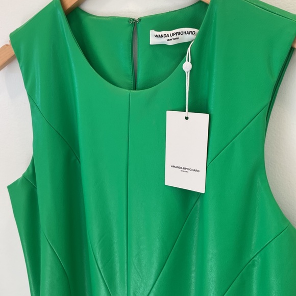 Amanda Uprichard—L—Vegan leather shift dress - Picture 2 of 4